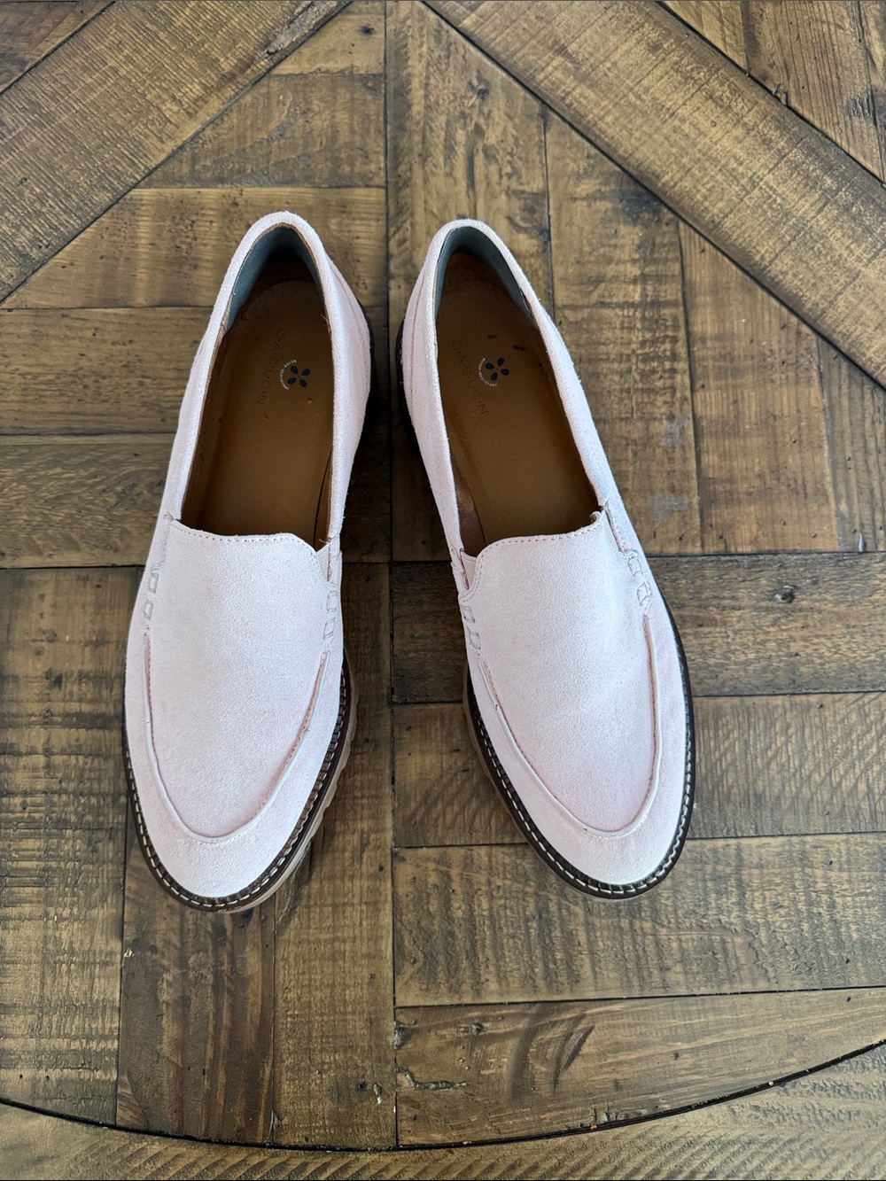 🩷CASLON Women's Classic Slip-On Loafers in Light Pink🩷